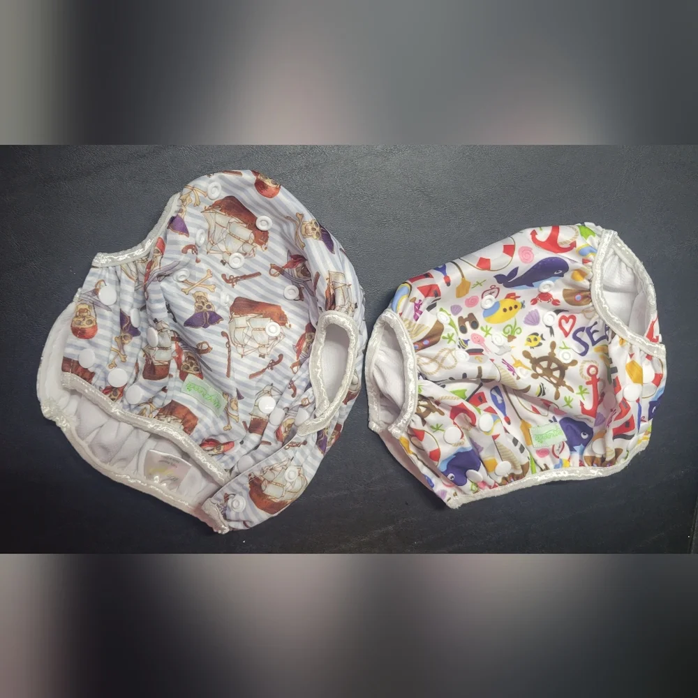 Colorful Patterned Swim Diapers For Kids